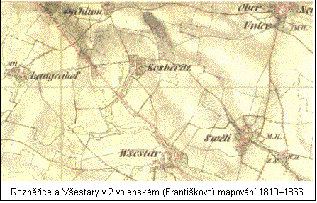 Textov pole:  
Rozbice a Vestary v 2.vojenskm (Frantikovo) mapovn 18101866